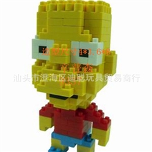 德国LOZ乐高式小颗粒积木,全套40款，辛普森9337