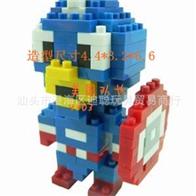 德国LOZ乐高式小颗粒积木,拼装拼插积木，全套40款美国队长9303