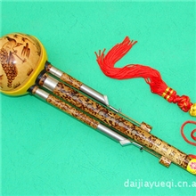 厂家直销&middot;金典花尾竹&middot;三音葫芦丝，C调、降B调花斑竹葫芦丝
