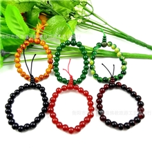 厂家供应玻璃龙眼石手链8mm款各种颜色供您选择