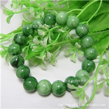 厂家供应寒玉佛珠手链|10mm光泽饱满手珠天然宝石