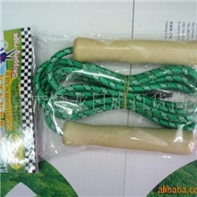 C2-1木柄跳绳连木柄2.3米2元店批发两元超市货源