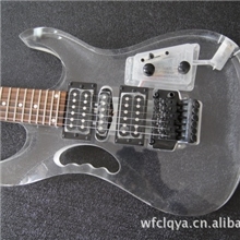 厂家供应电吉他电贝司亚克力电吉他亚克力电贝司弹拨类乐器