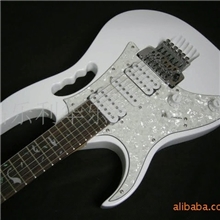 供应白色双摇电吉他,6支起批,可混批,