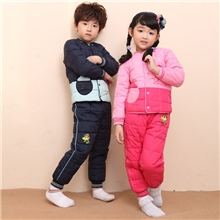 衫宣新款儿童羽绒服童装羽绒内胆童套装儿童羽绒服套装1216