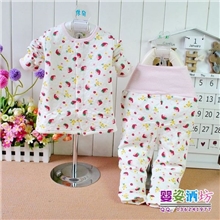 厂家直销新款千趣会空气层空气棉两用裆保暖加厚护肚内衣套装