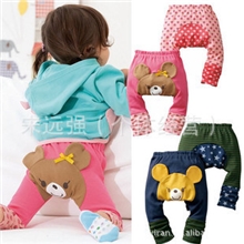 特价批发新款儿童PP裤日单纯棉满档收口型九分PP裤千趣会PP裤