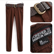 欧美大牌外贸原单小脚铅笔裤休闲长裤有大码显瘦弹力女式休闲裤