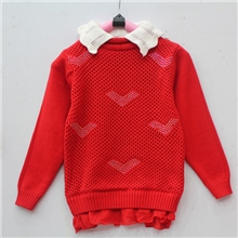 爆版童装毛衣批发娃娃领全棉线韩版时尚毛衣款8360款120-150