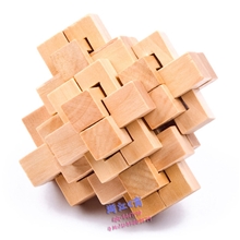 二十四锁木质孔明锁鲁班锁木制拆装益智玩具24锁批发