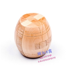大酒桶锁木桶锁厂家直销成人儿童益智玩具木制精品实木鼓锁