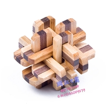 双色十二锁成人木制孔明锁类拆装玩具双色十二通双色12锁