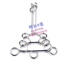 连升三级铁制玩具金属解环巧连环义乌玩具批发步步高