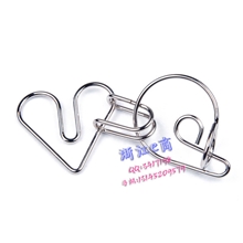 批发供应金属解环心环动脑筋玩具九连环复杂系列心锁