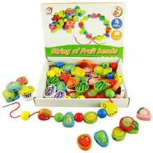 儿童益智健康玩具水果串串乐木制产品
