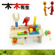 热销儿童多功能百变木制益智玩具螺母螺丝拆装组合玩具