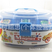 供应2013年新品科博磁力棒418件城堡系列碰碰吸智力玩具