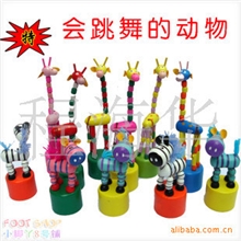 动物木桶玩具会跳舞的长颈鹿~多种形象!随机发长颈鹿木桶