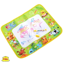 YIQU亿趣YQ2972彩色俄文涂鸦正品画布神奇魔法水画布新品彩虹色