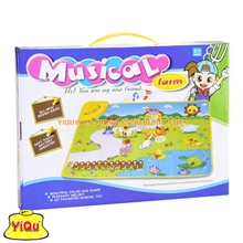 YIQU亿趣YQ2901儿童多功能音乐地毯EN71农场礼盒电动游戏玩具垫