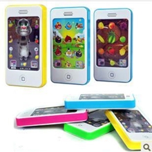 NY988批发升级版仿真苹果触屏音乐手机iphone手机多功能早教玩具