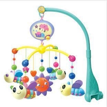 N6016厂价直销电动音乐旋转睡床铃蜜蜂床铃婴儿玩具淘宝热销