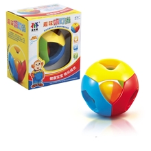 贝乐康五彩铃铛球婴儿手抓叮当球声音色彩抓握玩具小号
