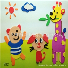 春禧厂家直销儿童贴纸，DIY幼儿手工贴图，手工制作幼儿益智贴画