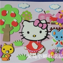 厂家直销EVA立体粘贴画EVA手工制作贴画立体贴画20款图案