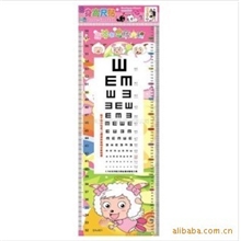 厂家直销38款图案韩国儿童房卧室幼儿园卡通身高尺贴纸