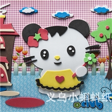 EVA手工制作立体贴画EVA益智拼图EVA贴画DIY手工益智产品