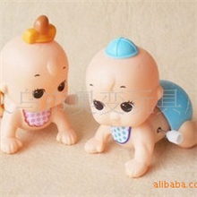 批发供应上链爬娃娃发条玩具发条爬娃会爬会扭屁股小娃娃