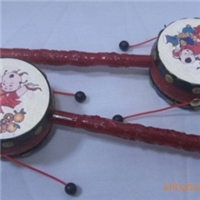 批发供应传统吉祥平安玩具拨浪鼓平安鼓摇鼓锻炼宝宝听力和手腕