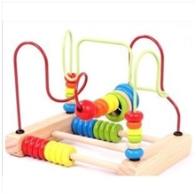 智慧大绕珠木制益智算数绕珠儿童早教数学算数串珠益智玩具