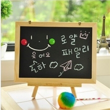 韩国早教便携型三支柱小型磁性桌上儿童画板婴幼儿写字板双面黑板