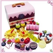 儿童过家家玩具厨房厨具做饭巧克力工坊女孩益智玩具切切看套装