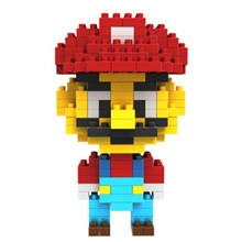 LOZ2013新钻石积木系列益智玩具9338超级玛丽/160PCS小颗粒