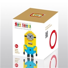 LOZ小颗粒乐高式钻石积木拼装插儿卑鄙的我玩具9309仆人