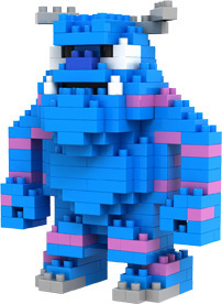 德国LOZ儿童智力益智3D乐高小颗粒钻石积木怪兽大学蓝毛怪