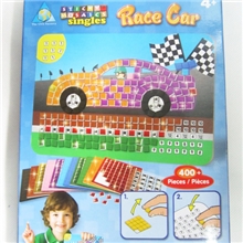 正品ORBDIY儿童马赛克EVA数字贴纸拼图赛车