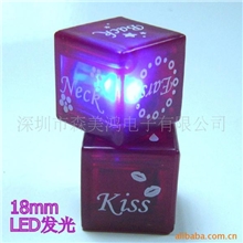 厂家直销LED发光骰子/闪光情趣骰子/英文趣味骰子