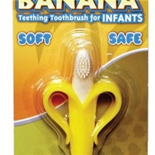 Babybanana婴幼儿宝宝智力香蕉宝宝牙胶磨牙棒玩具牙刷1段教具