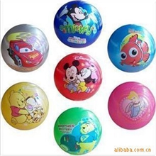 正品伊诺特迪士尼贴标充气球波波球儿童皮球直径20cm气球特价