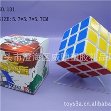 国佳中文131，益智玩具，封闭圆角精英版5.7CM比赛速拧，三阶魔方