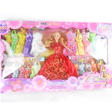 厂家直销我的梦幻衣橱芭比套装012250过家家玩具