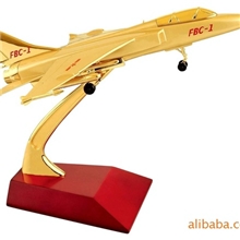 供应合金材料大飞豹1:60金属工艺品飞机模型