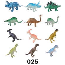 仿真动物玩偶12只恐龙玩具6只夜光6只非夜光静态恐龙动物模型