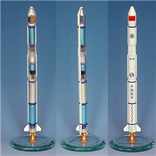 中国航天长征三号甲火箭合金模型