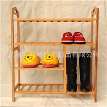 厂家直销来样定做各种楠竹鞋架竹制换鞋凳微波炉架书架