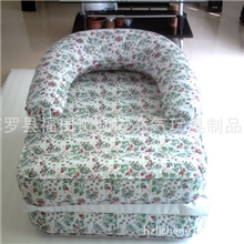 厂家供应：180*70CM充气PVC休息沙发，折叠沙滩躺椅